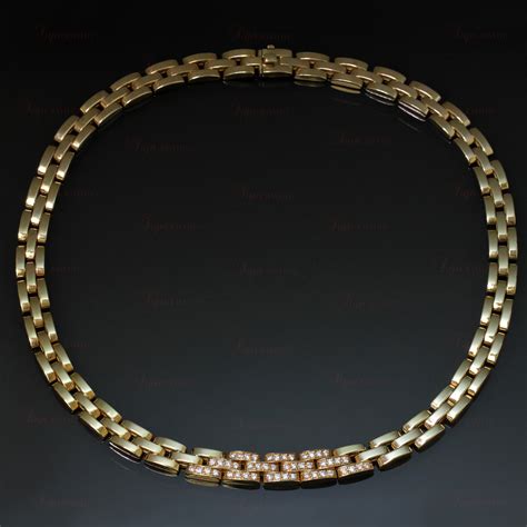 collar cartier|cartier necklace yellow gold.